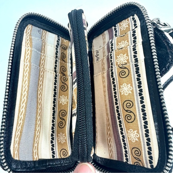 Brighton Crossbody Wallet Leather Vintage Purse Night Out Mini Bag - Picture 4 of 10